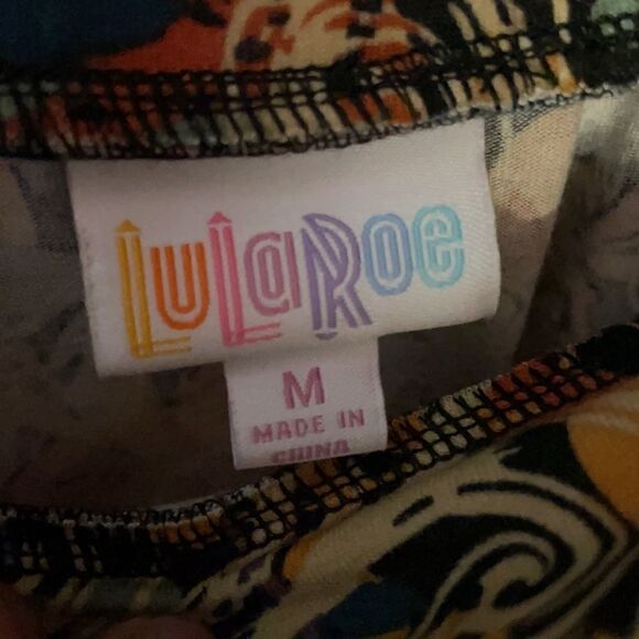 ✨LuLaRoe multi colored Madison pleated a-line skirt with pockets - Picture 6 of 6